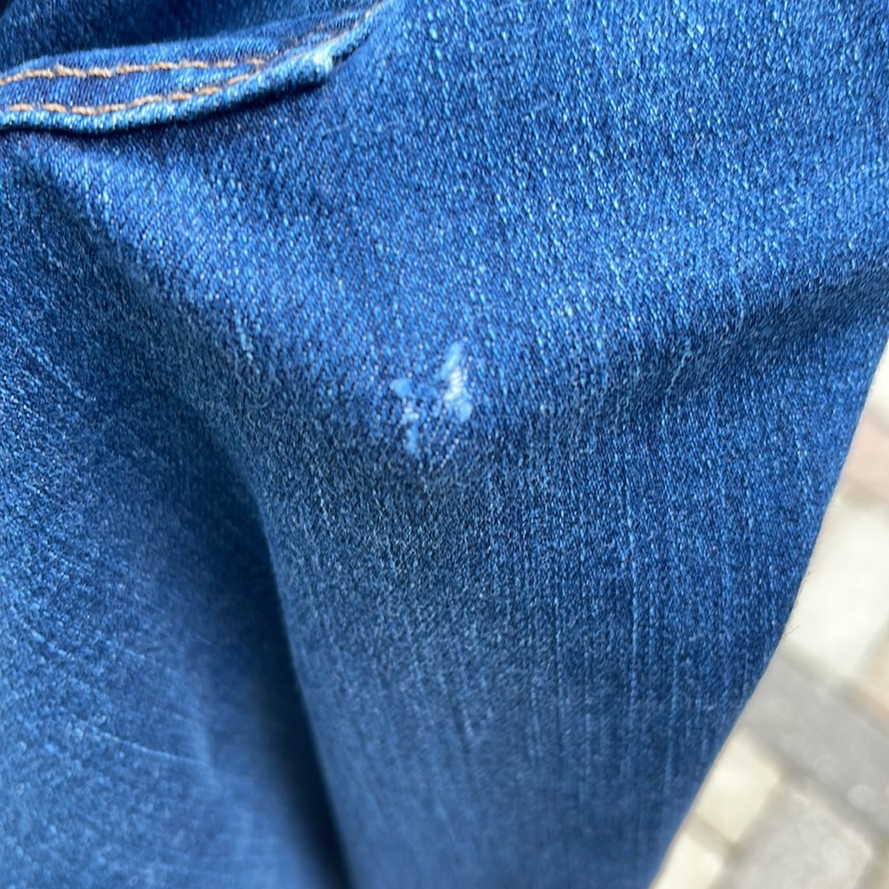 Eddie Bauer Straight Curvy Denim Blue Jeans Size 8 - Picture 12 of 12